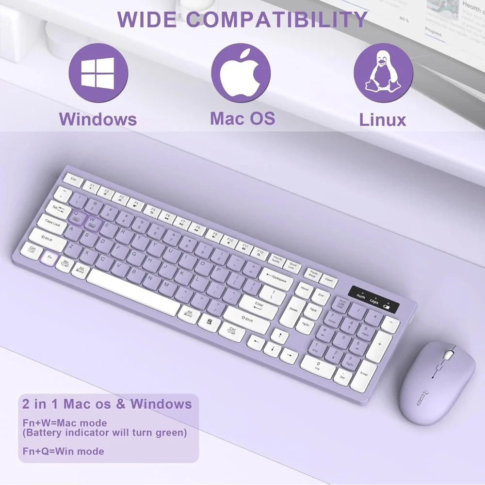 Wireless Keyboard & Mouse Set - Picture 8 of 10